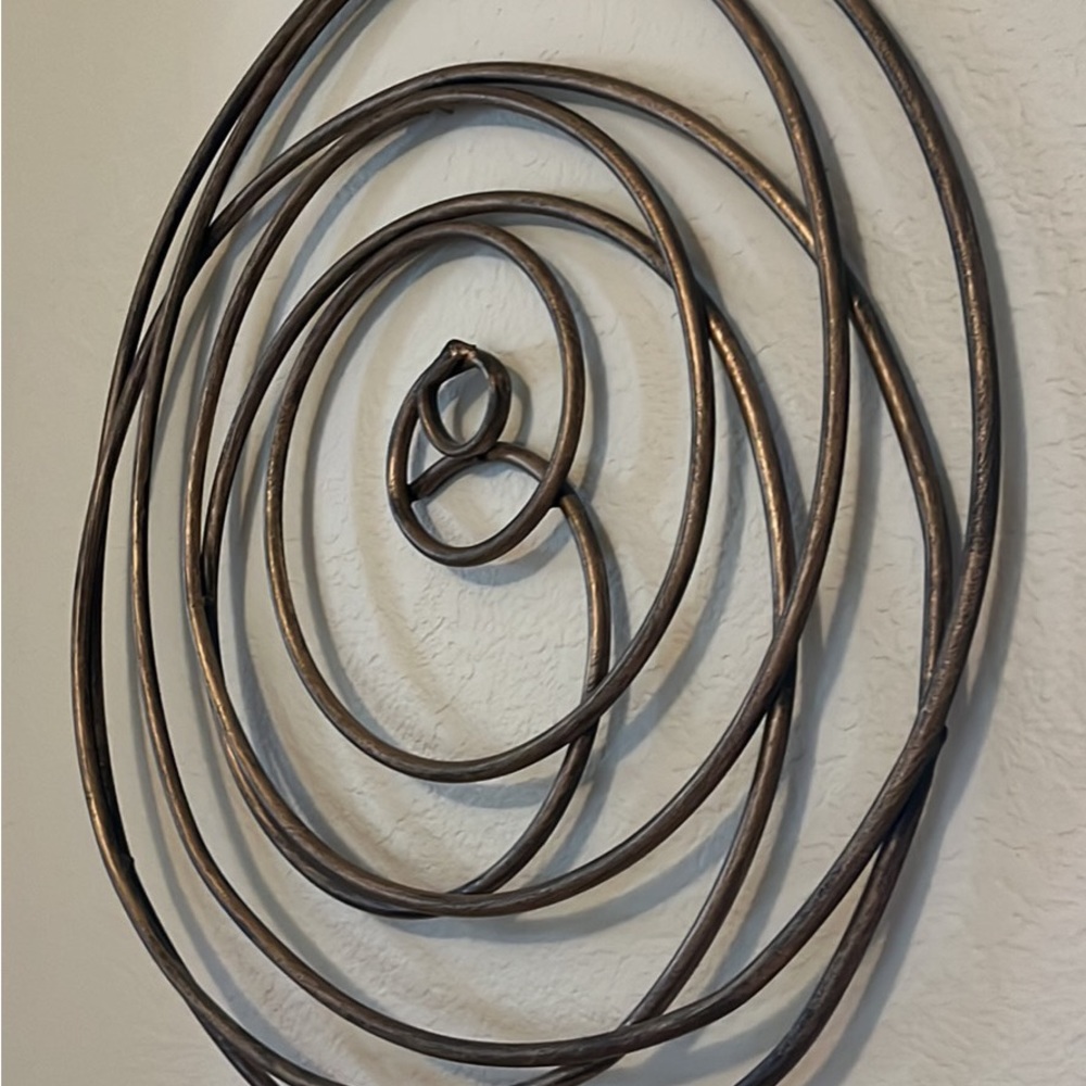 Metal flower wall decor - Picture 3 of 5